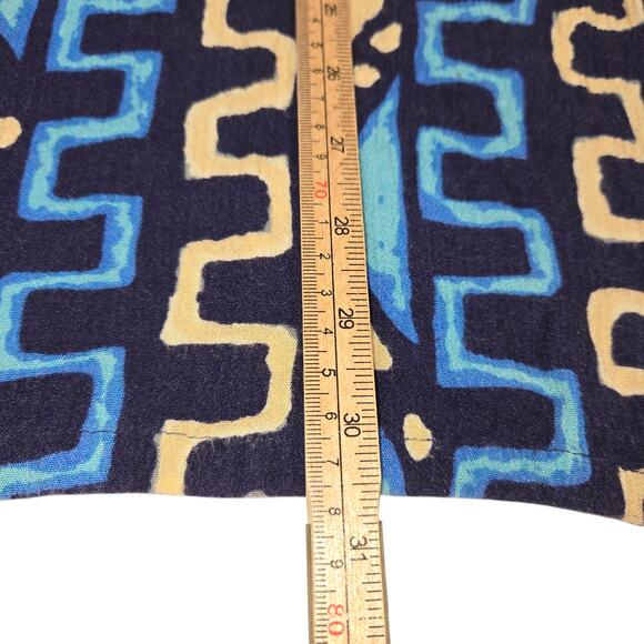 Womens S/M Mini Dress Spaghetti Straps Flowy Geometric Boho Festival Artsy - Picture 7 of 12